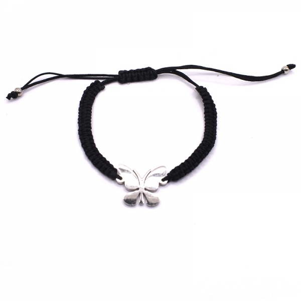 Βραχιόλι ατσάλινο μακραμέ 