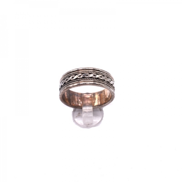 Αντρικό δαχτυλίδι ασημένιο 925 