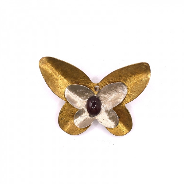 Καρφίτσα σε φω με γρανάδα πεταλούδα