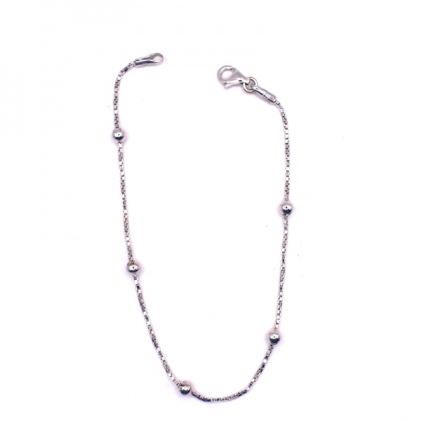 Βραχιόλι σε λευκόχρυσο Κ14