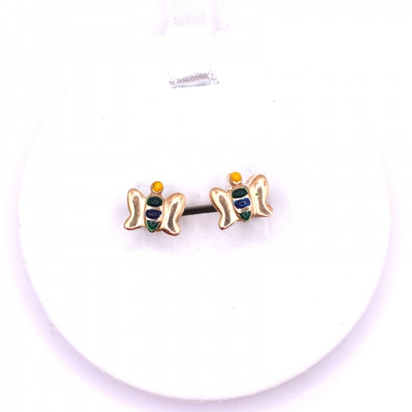 Σκουλαρίκια παιδικά σε χρυσό Κ14