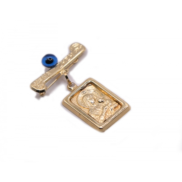 Παναγία με παραμάνα χρυσό