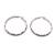 Σκουλαρίκια κρίκοι με ατσάλι 