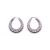 Σκουλαρίκια κρίκοι με ατσάλι 