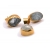 Σετ Κ14  χρυσό πέτρα οβάλ σκουλαρίκια και μενταγιόν με Ακουα Μαρίνα
